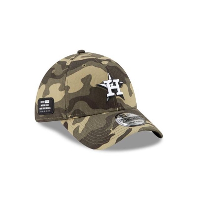 Houston Astros Gorra | New Era MLB Armed Forces Weekend 39thirty Stretch Fit Cap Mexico - Verdes